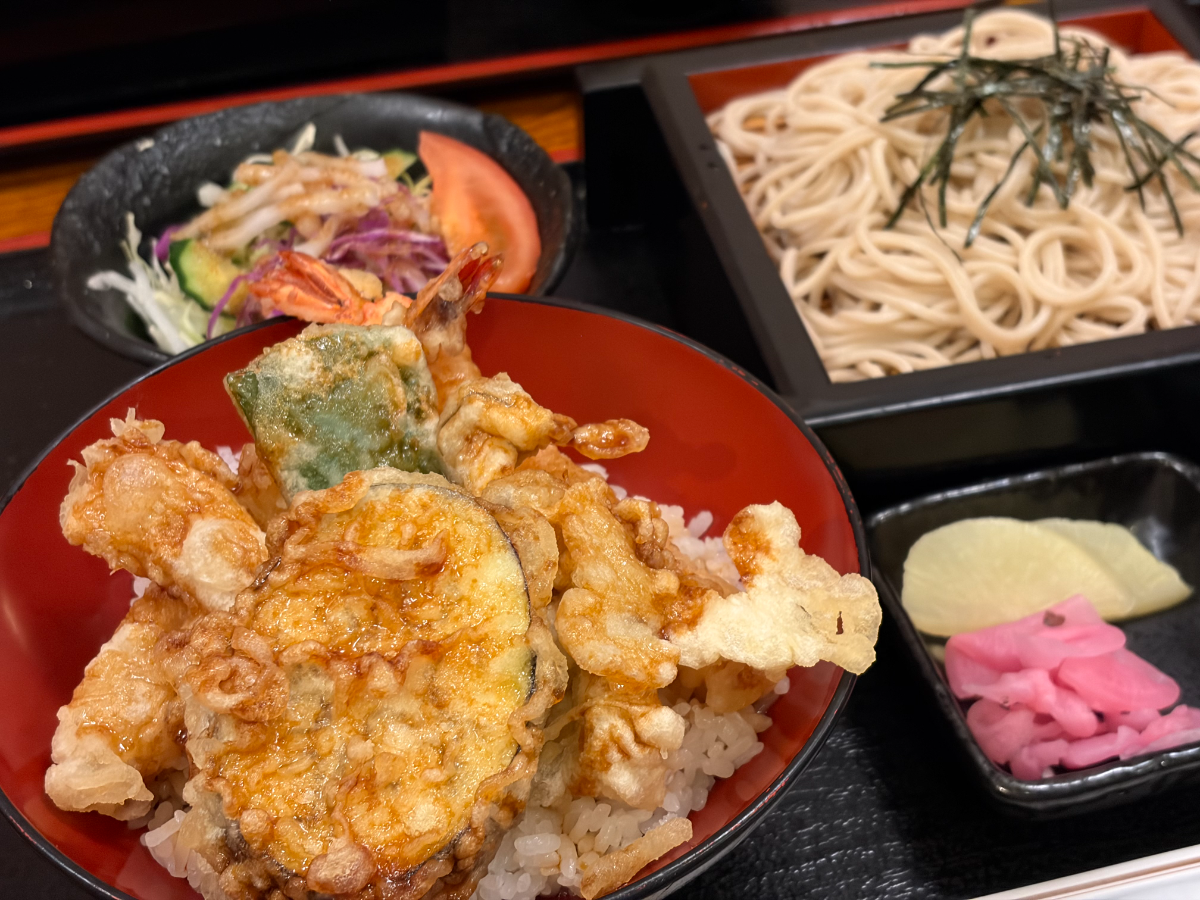 そば処 和の天丼ざるそばセット