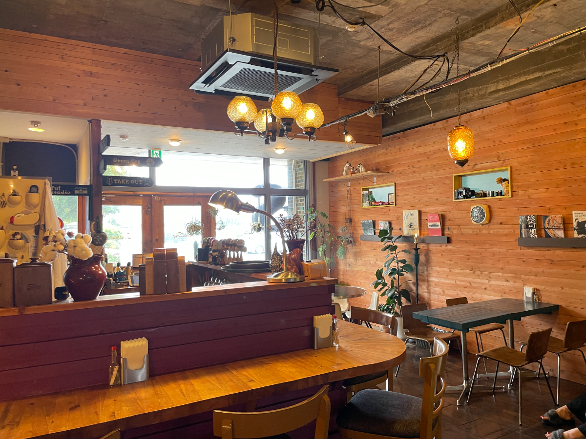 GS BURGERの店内