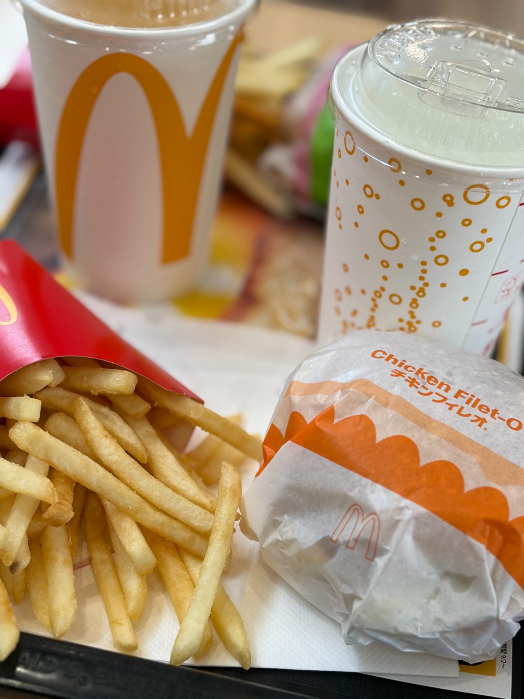 二日続けて、マクドナルド。