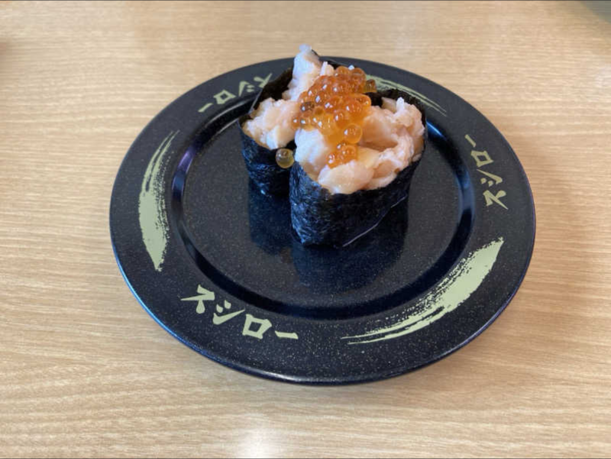 サーモンいくら軍艦