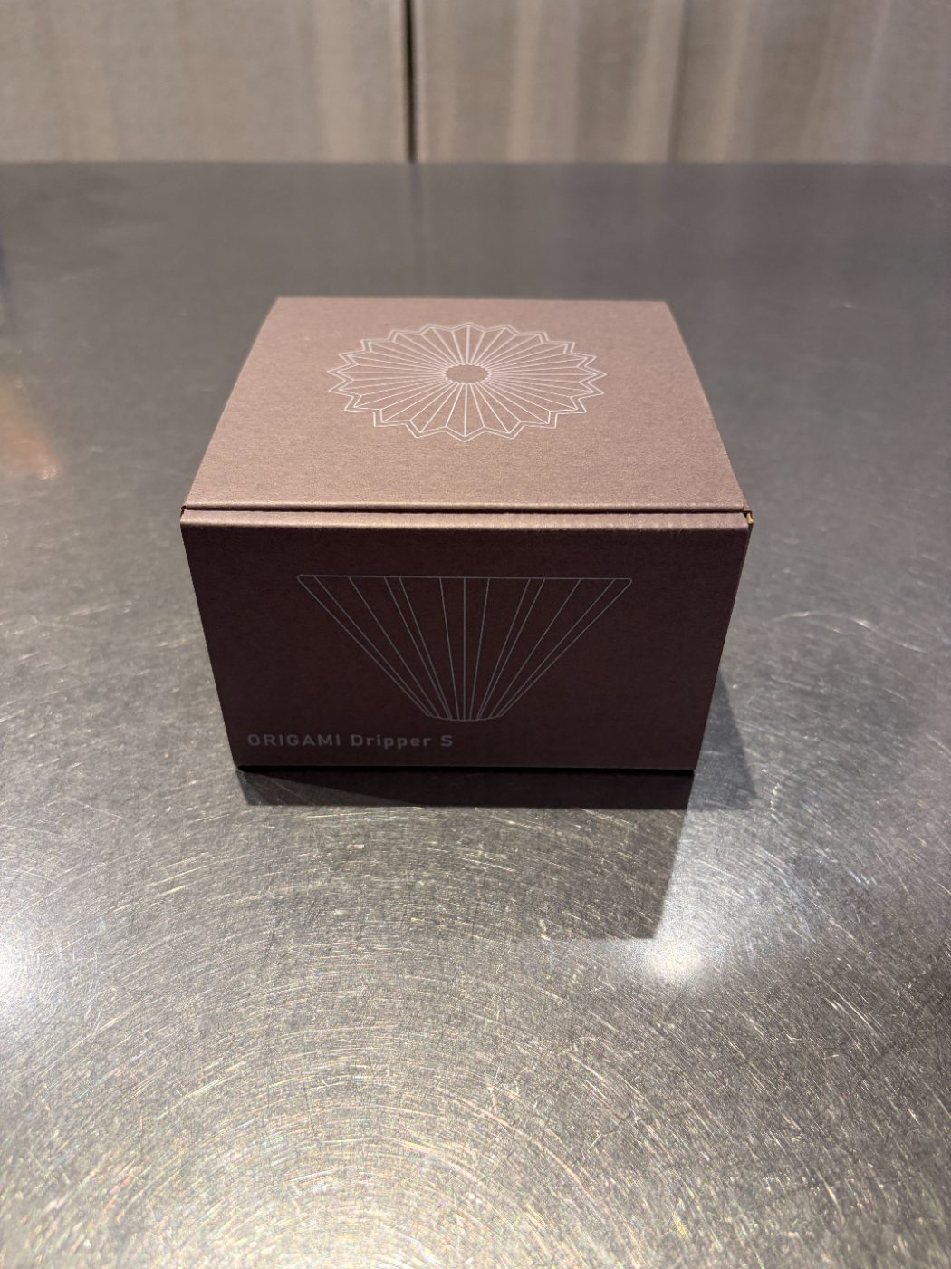 ORIGAMI Dripper Sと書かれた茶色の箱