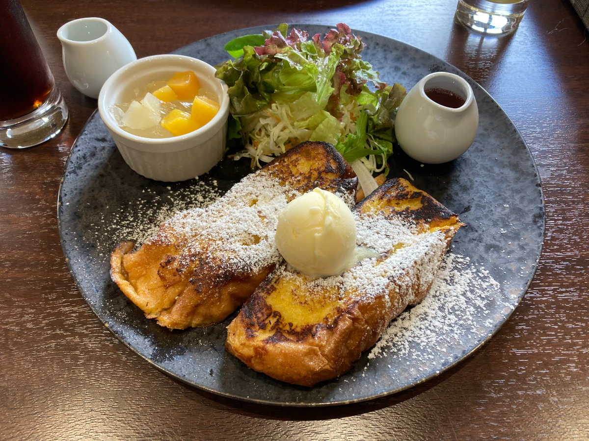 ちょっぴり贅沢モーニングのフレンチトースト